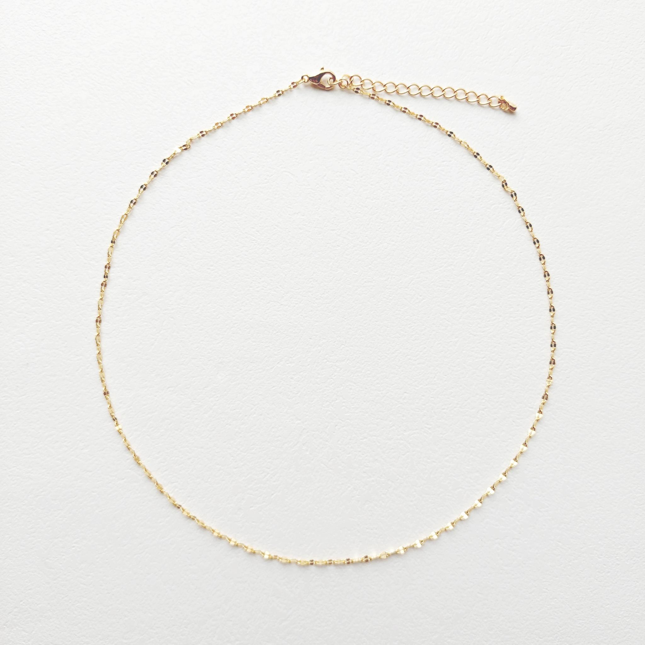 【送料無料】k16gp ペタルチェーン ネックレス+ピアス/イヤリング セット | 7枚目